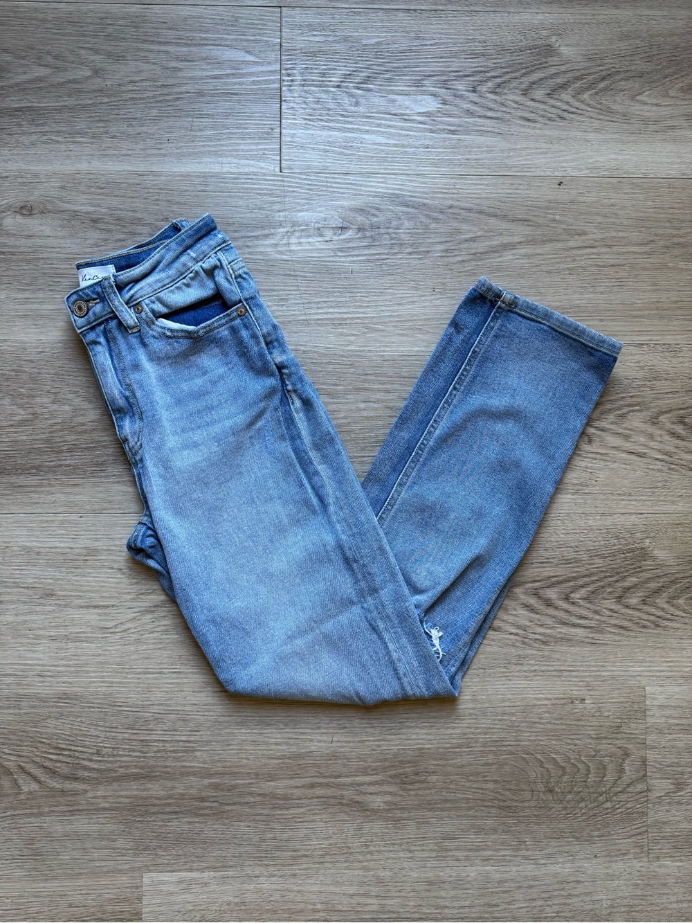 Women’s KanCan Light Blue Slim Straight Jeans